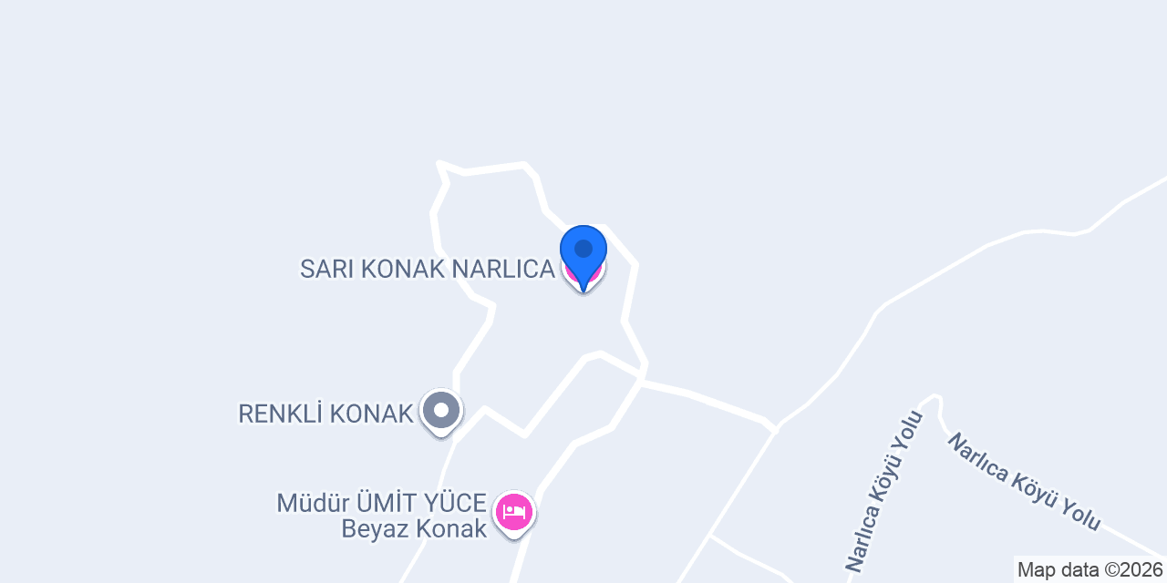 SARI KONAK NARLICA konumu