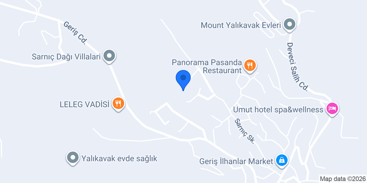 Yalıhan Evleri Geriş konumu