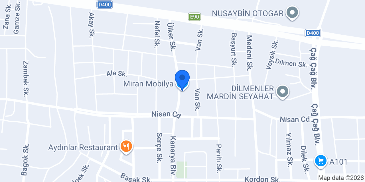 Miran Mobilya konumu
