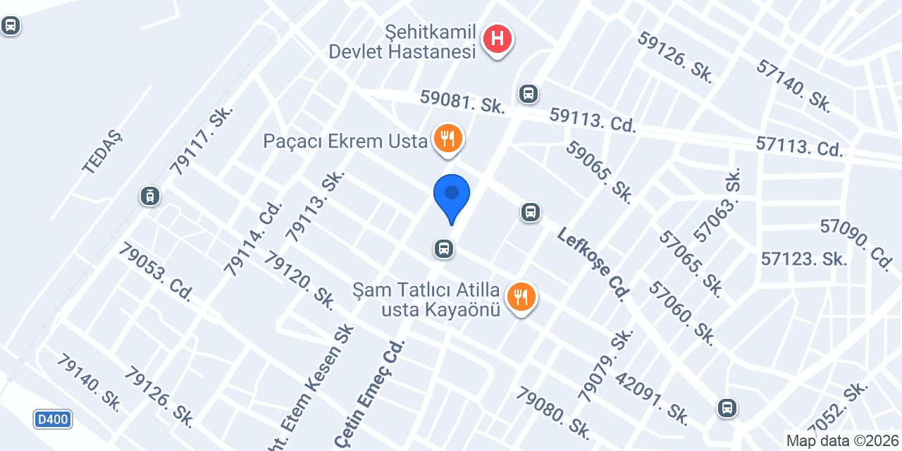 Tozluoğlu Pastanesi konumu