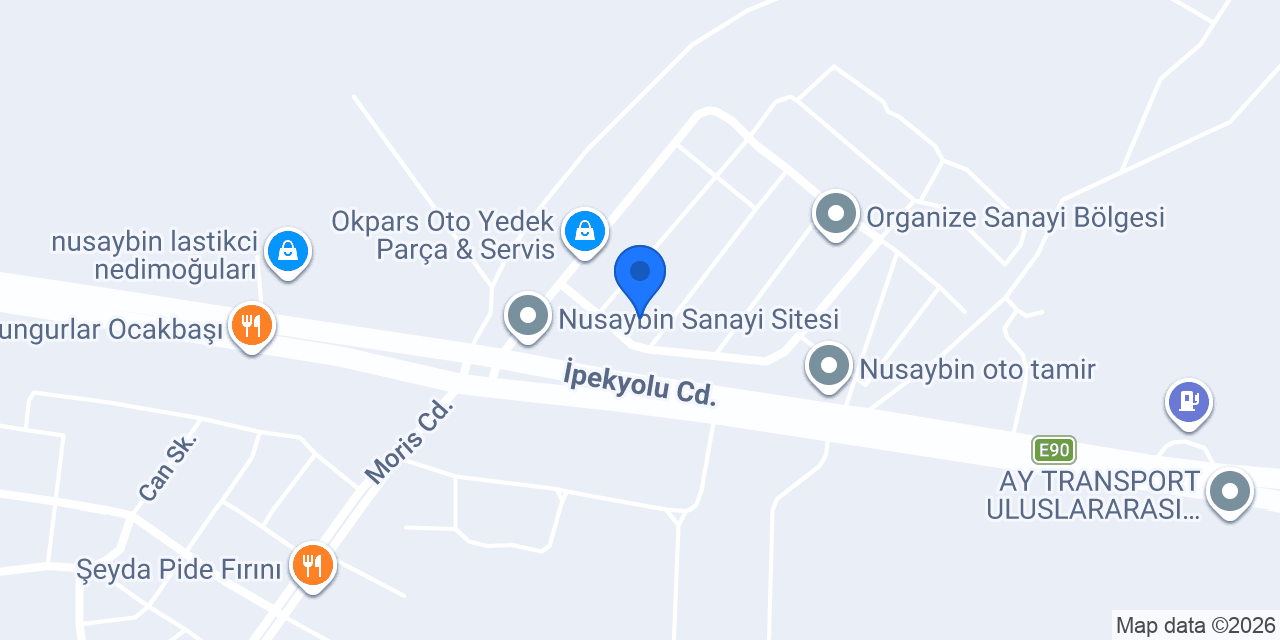 YEŞİLMEN Oto Lastik konumu