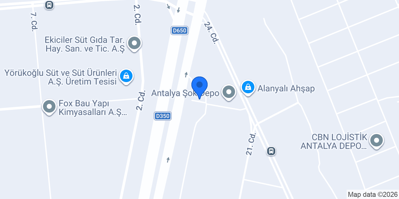TACO PİDE UNLU MAMÜLLER ORGANİZE SANAYİ konumu