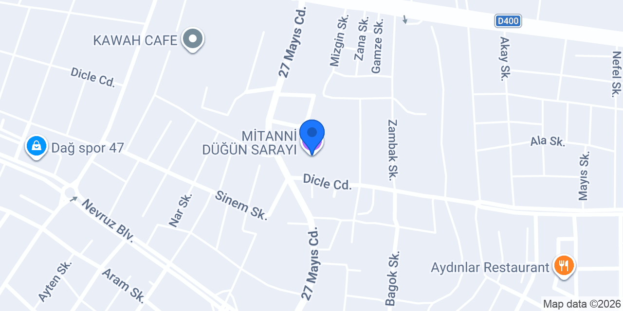 MİTANNİ DÜĞÜN SARAYI konumu