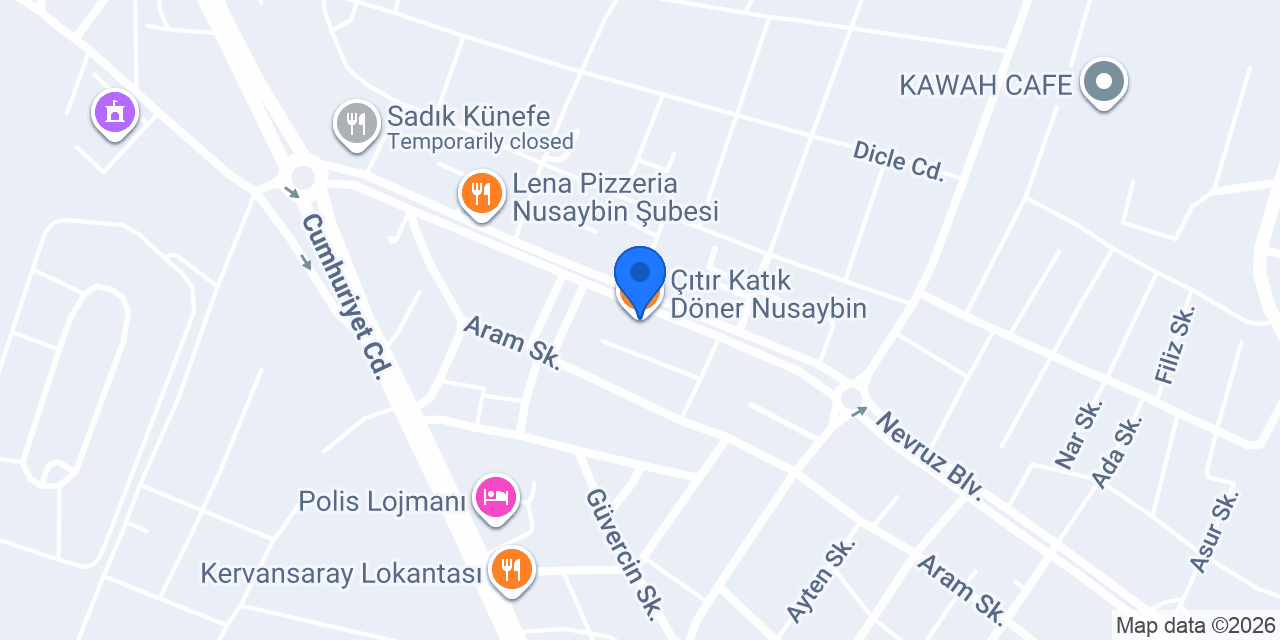 Çıtır Katık Döner Nusaybin konumu