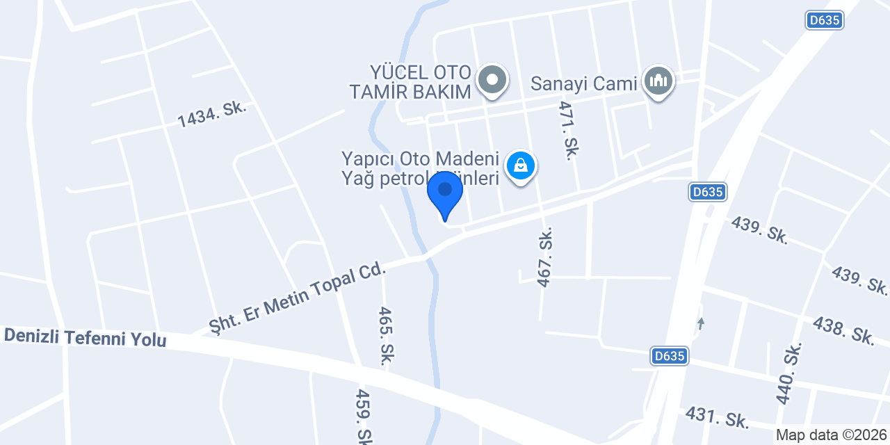 Eraslan Motor Yamaha Yetkili servisi konumu