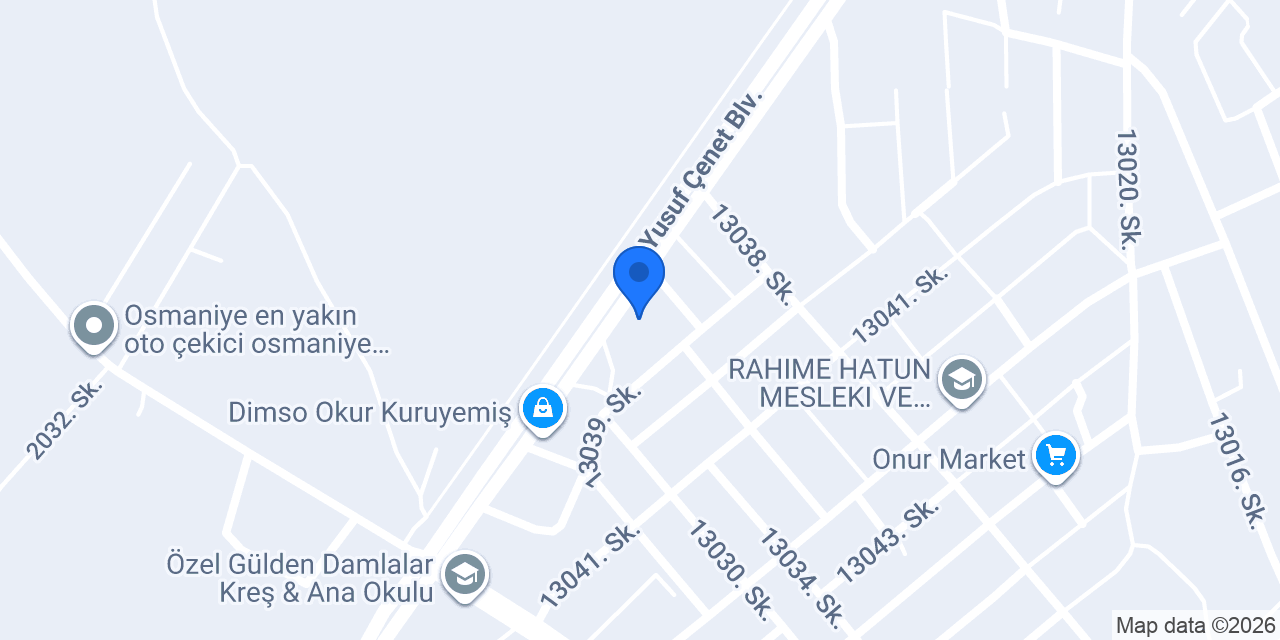 Akdeniz Çadırcılık konumu
