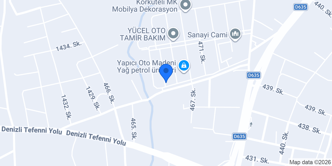 YLMZ MOBİLYA konumu