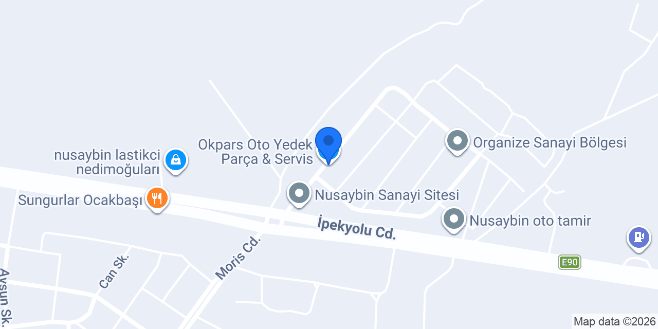Okpars Oto Yedek Parça & Servis konumu