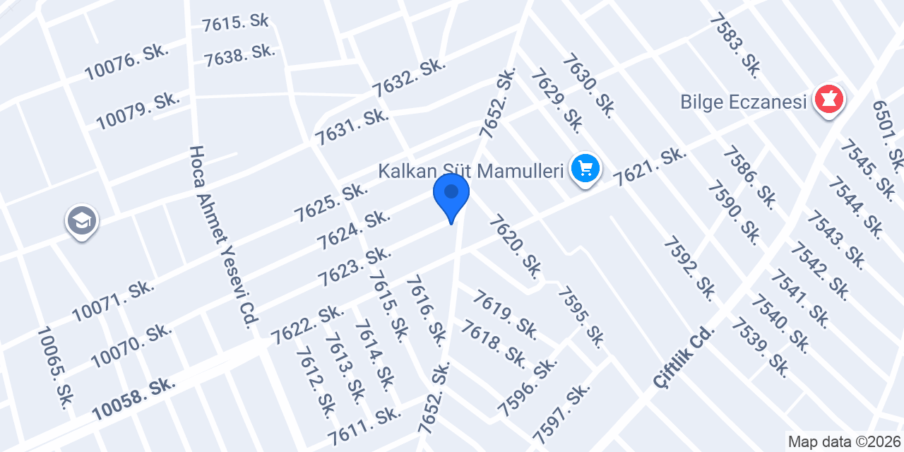 Kavkas Demir Çelik konumu