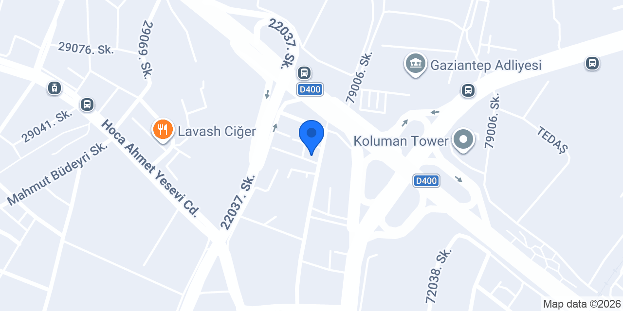Av. Muhammed Yılmaz konumu