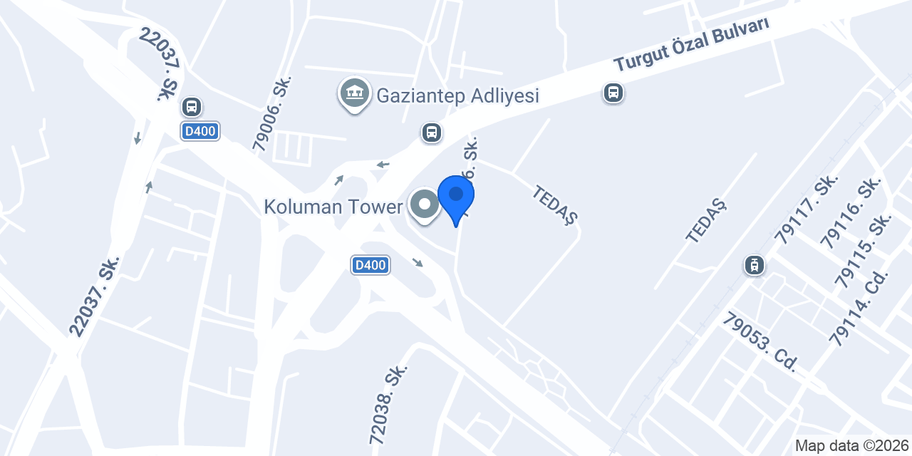 QNB Gaziantep Şubesi konumu