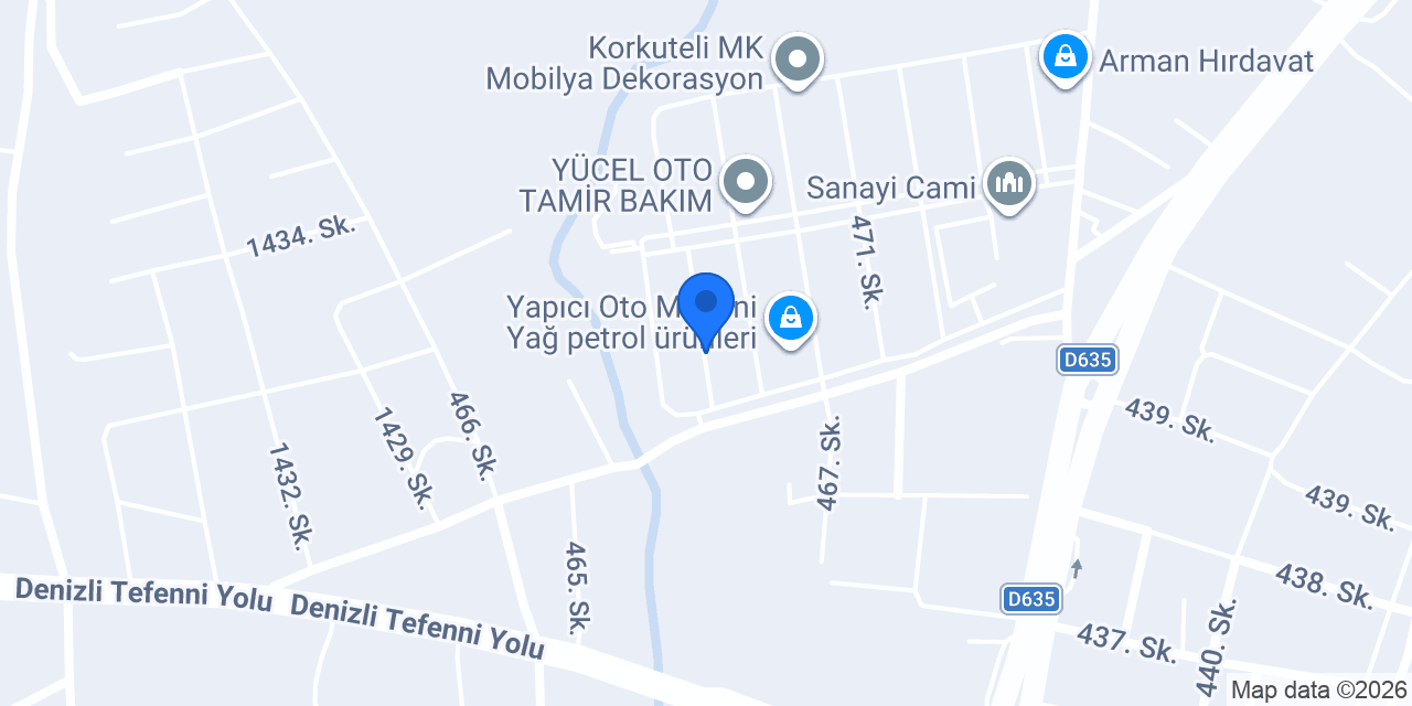 Genç Motor konumu