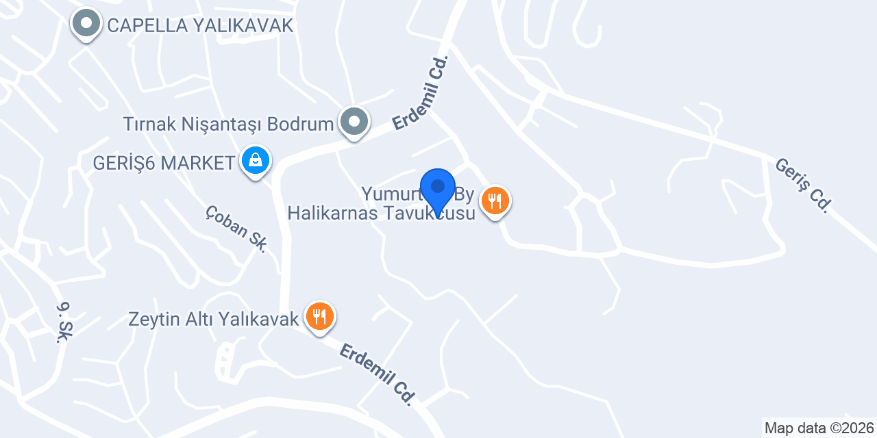 Halikarnas Tavukcusu konumu