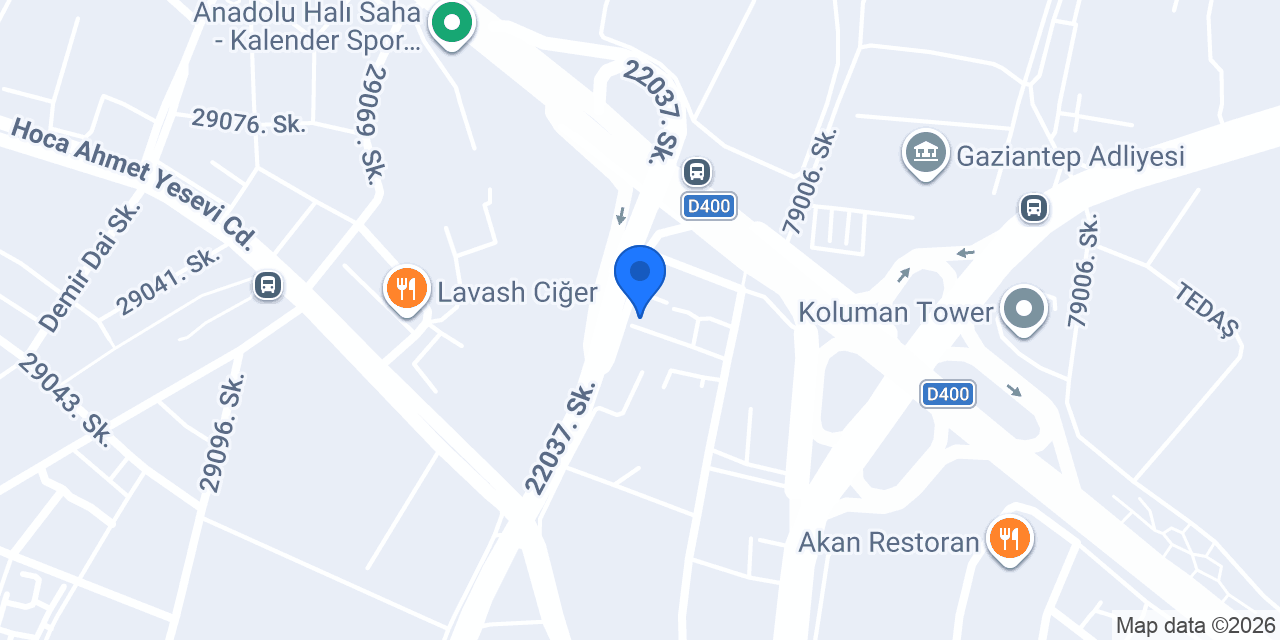 ADA HUKUK BÜROSU GAZİANTEP konumu
