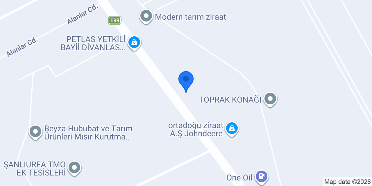 Pamuk İş Tarım Makinaları konumu