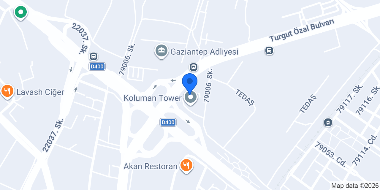 Sağlam Avukatlık Bürosu konumu