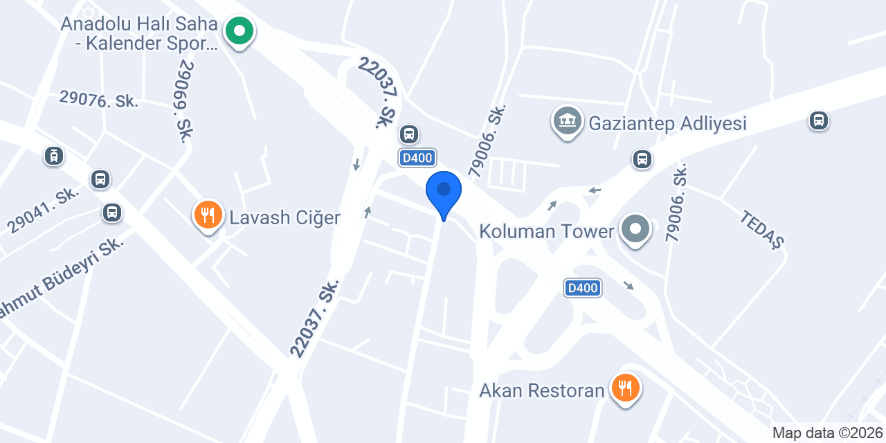 ADİL USTA ADLİYE ŞUBESİ konumu