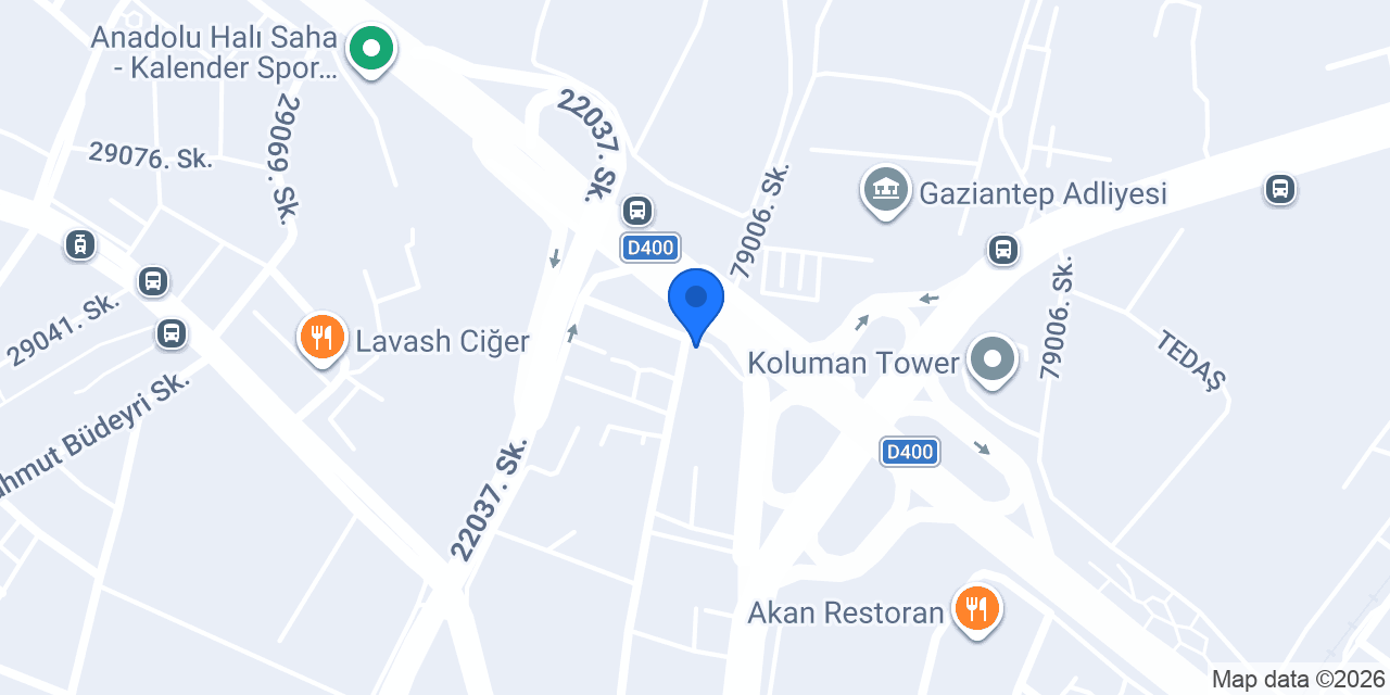 Avukat Onur ÇETİN konumu