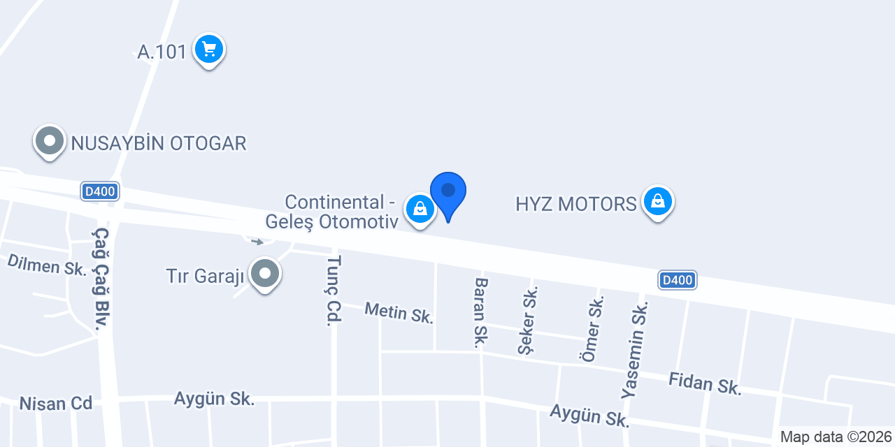 CONTiNENTAL YOL YARDIM NUSAYBİN konumu