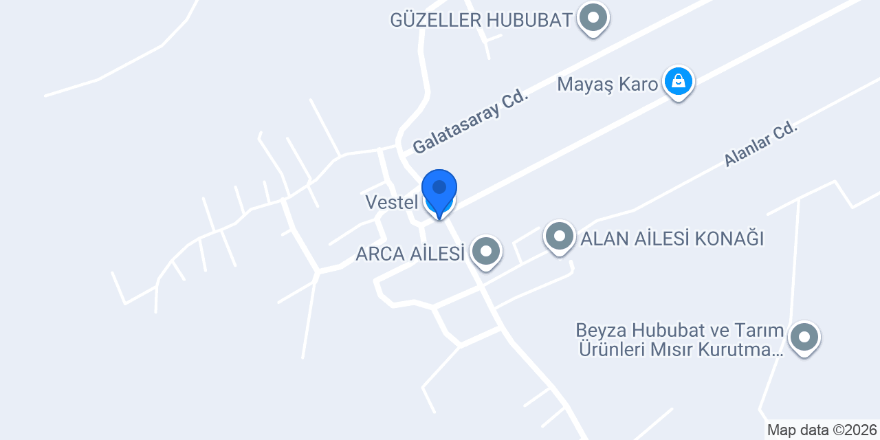 Vestel konumu