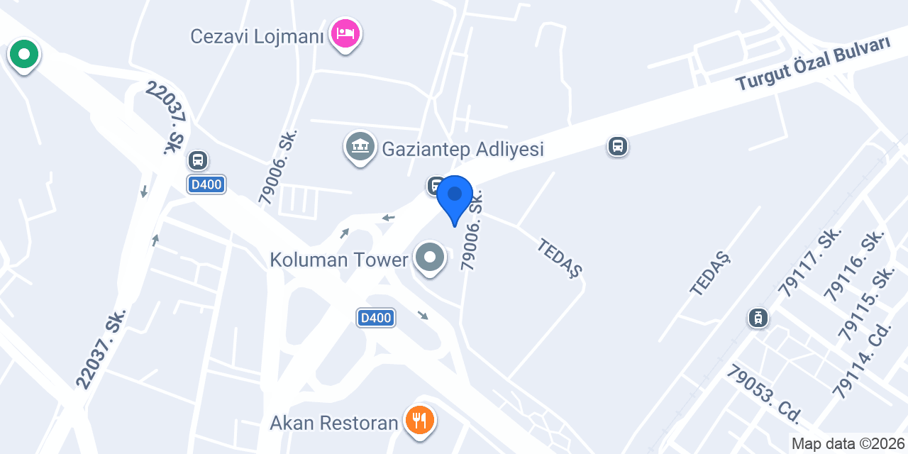 Avukat Kübra ÇEVİK BAYRAMOĞLU konumu