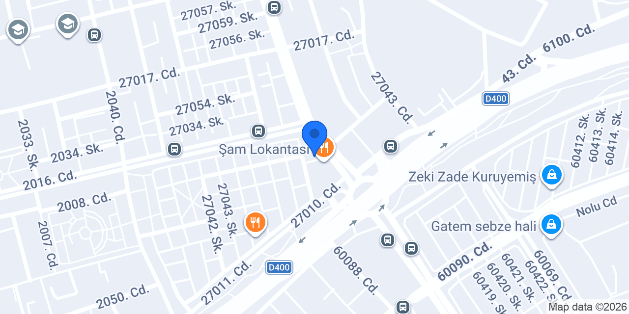 Gazikent Taksi konumu