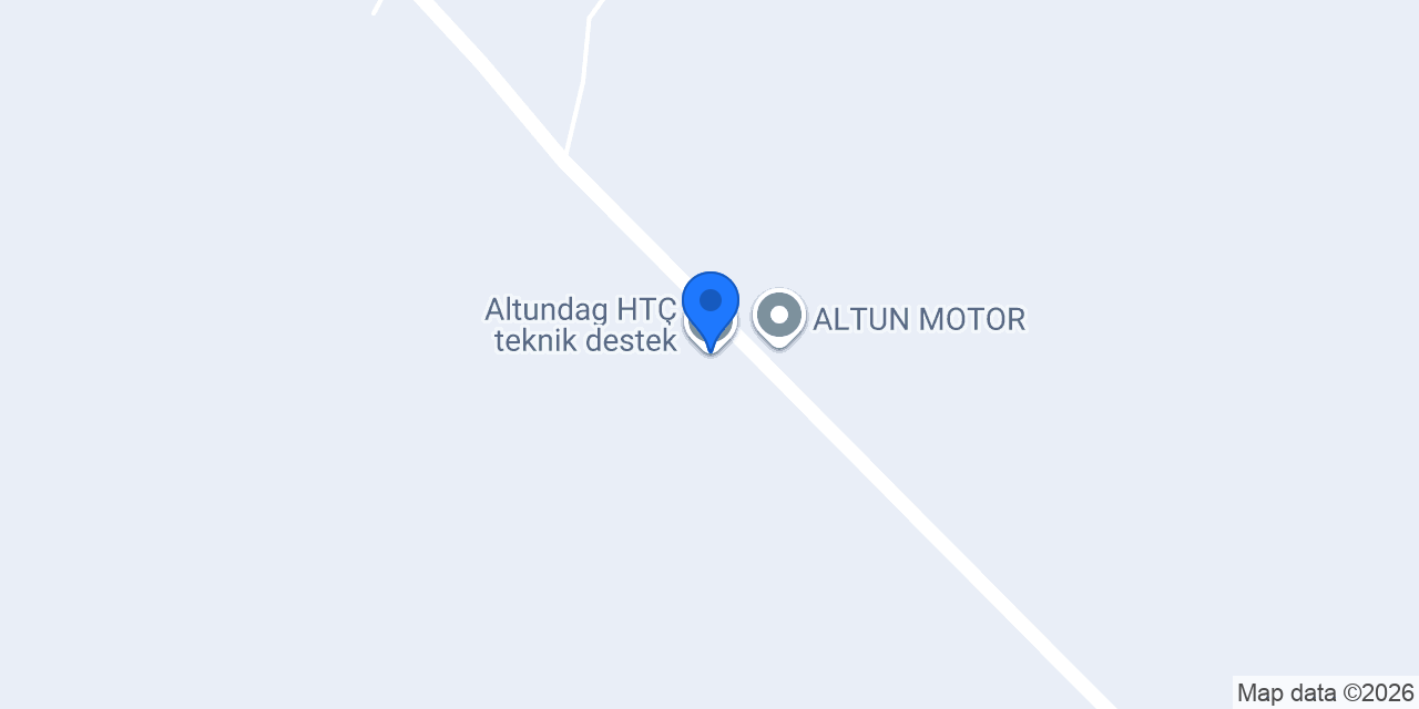 Altundag HTÇ teknik destek konumu