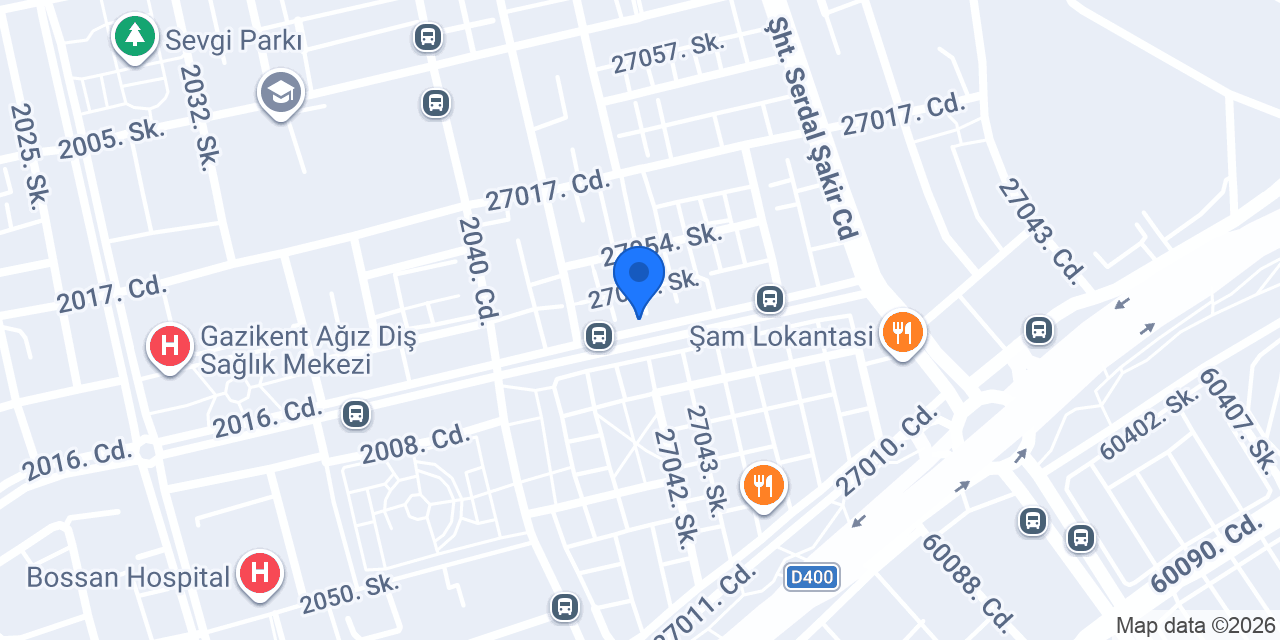 Gaziantep Asder ilaçlama konumu