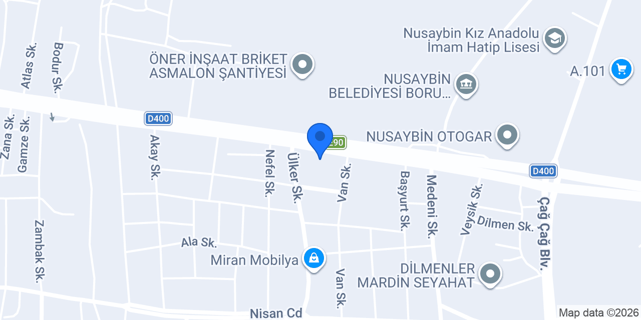 Hasret Oto Döşeme konumu