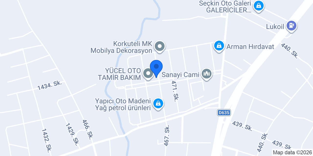 Oto Yetgin konumu