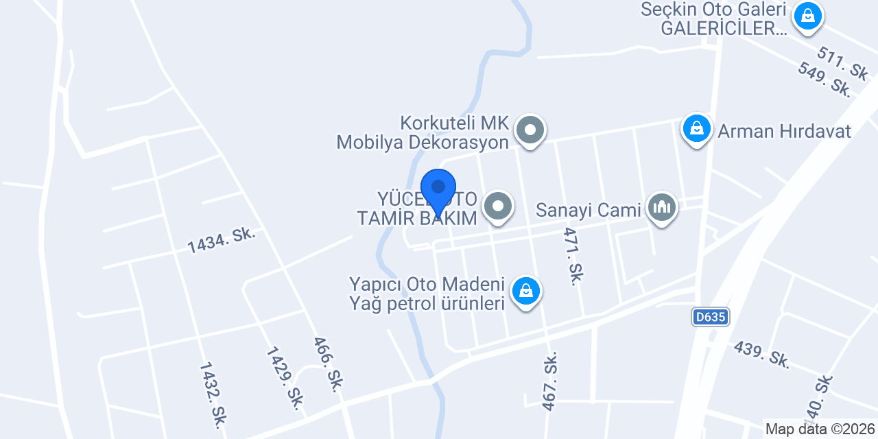 07 Çakır Motor konumu