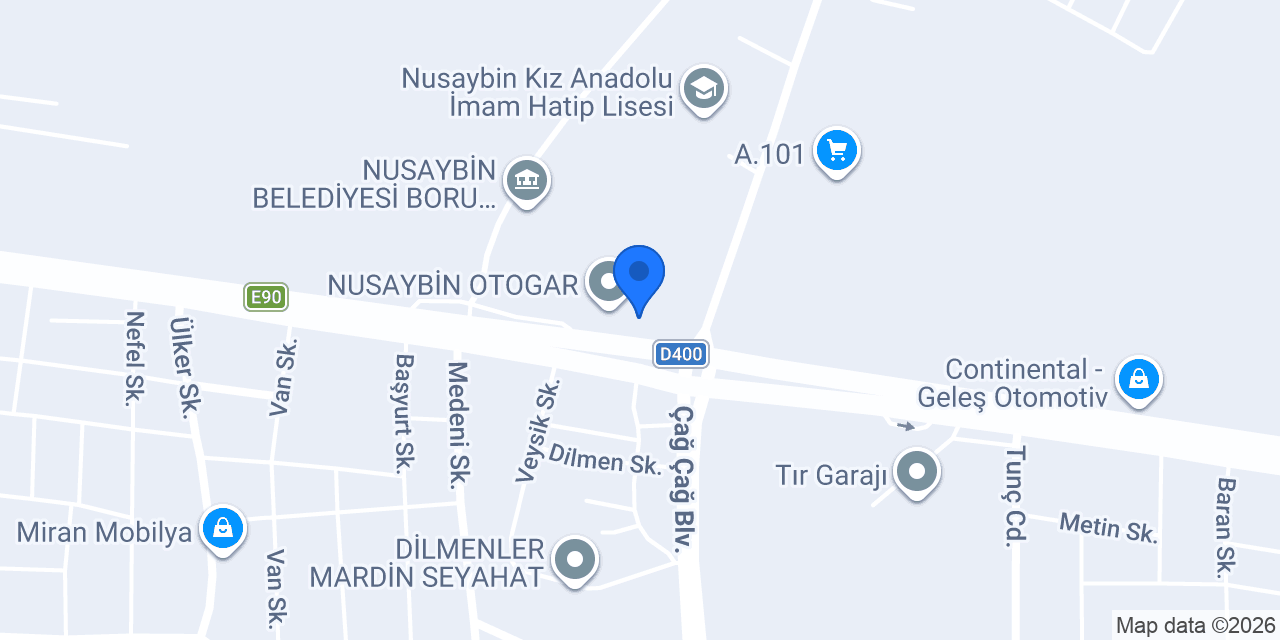 Nusaybin Taksi Otogar Taksi konumu