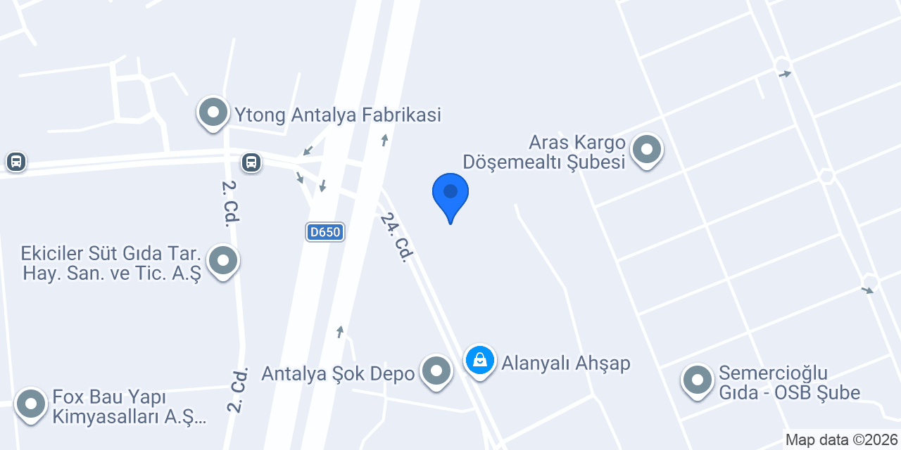 Çimsan Tarımsal Ürünler - Fabrika konumu