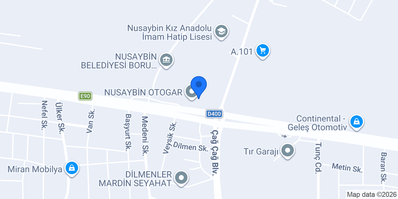 Cizre İtimat Nusaybin konumu
