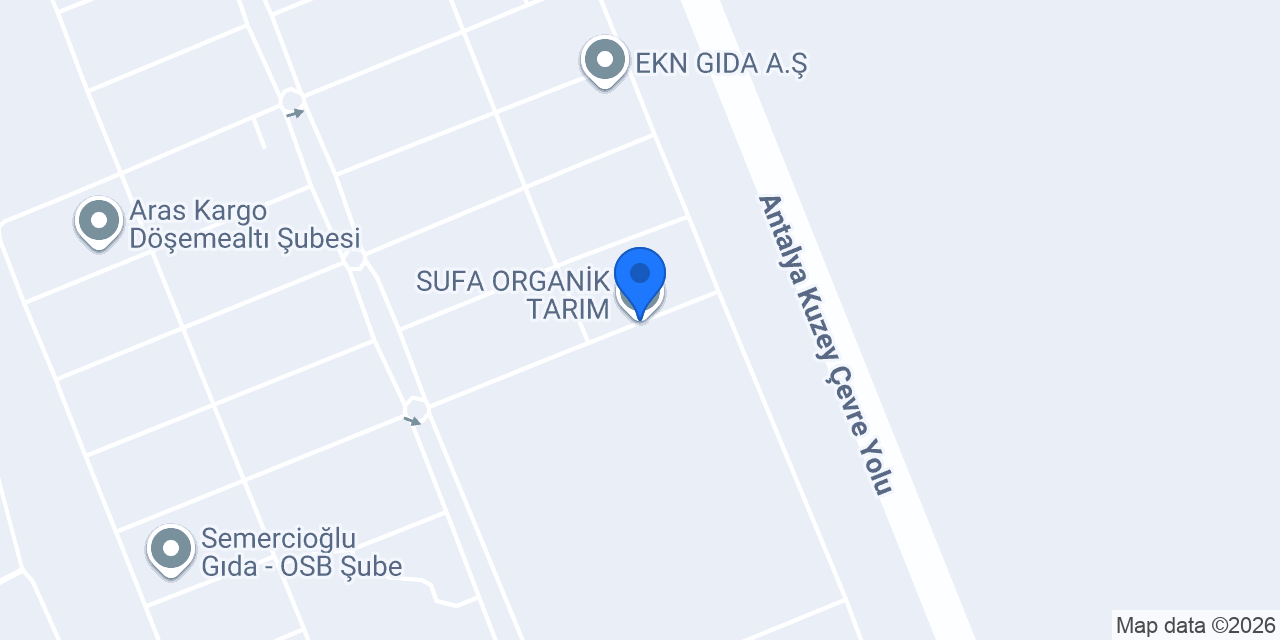 SUFA ORGANİK TARIM konumu