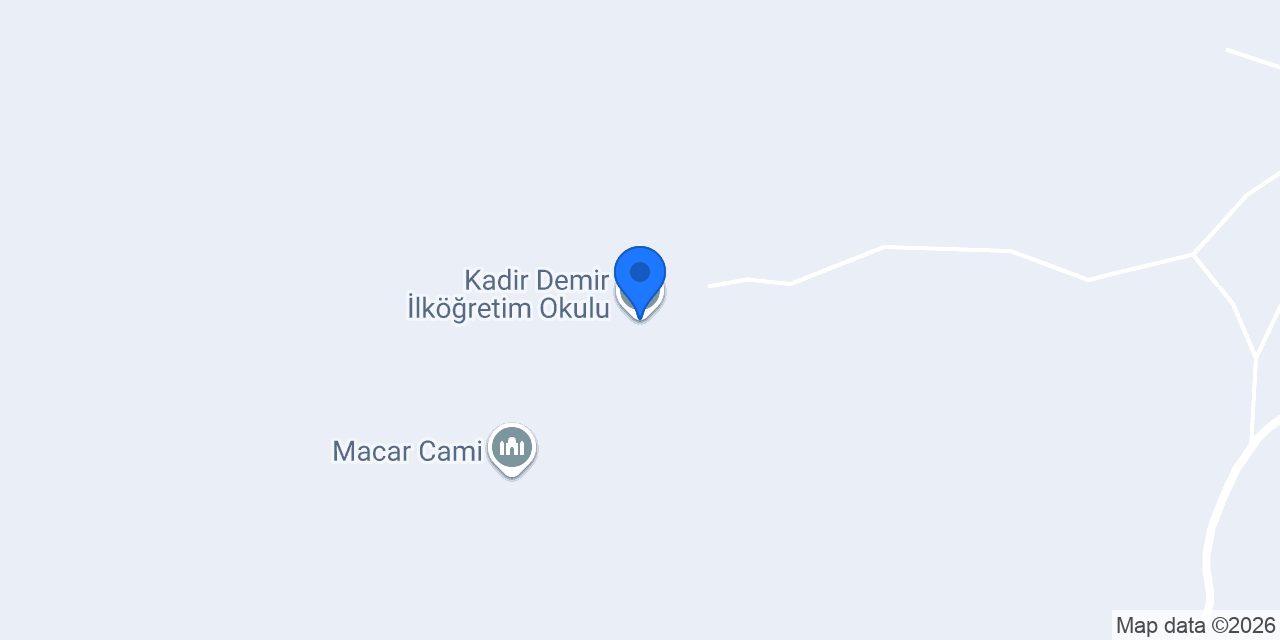 Kadir Demir İlköğretim Okulu konumu