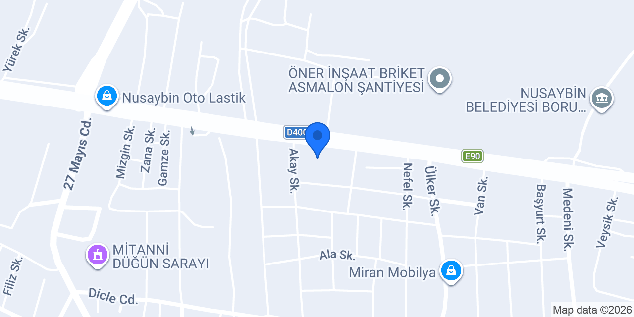 Aydın Halı Yıkama Nusaybin konumu