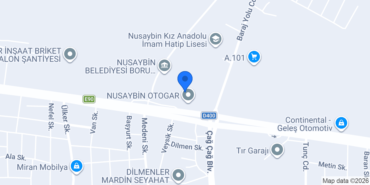 Nusaybin Otogar Star Mardin konumu