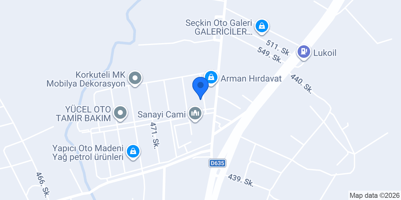 GÜNAL ORMAN ÜRÜNLERİ konumu