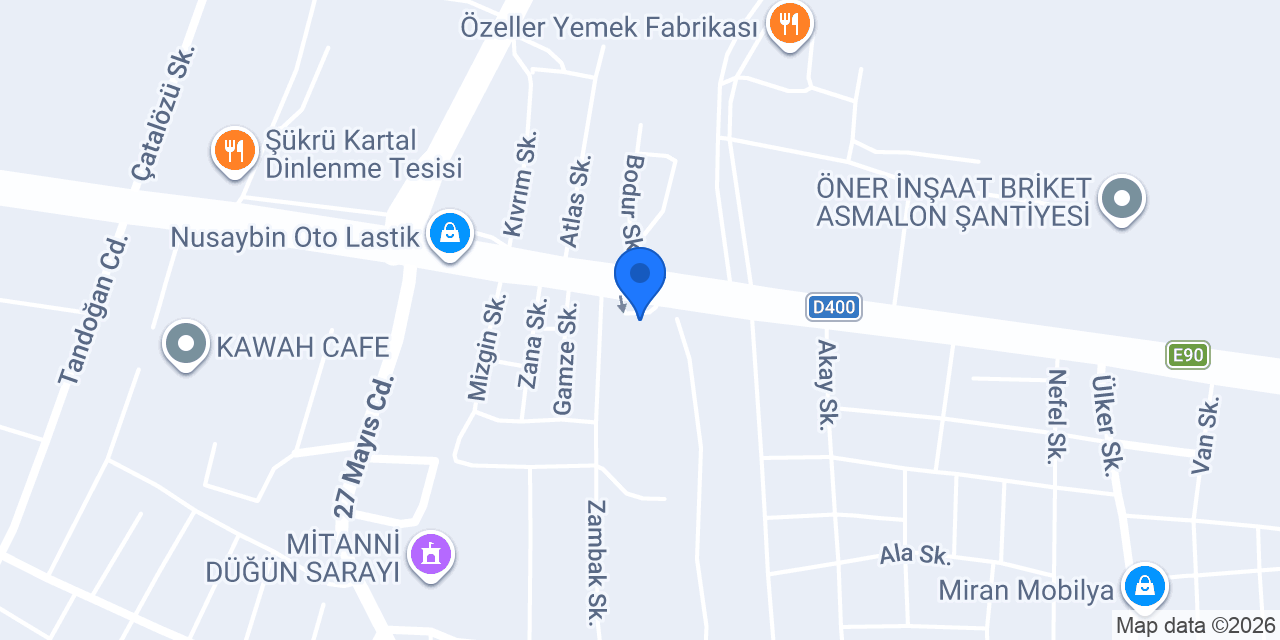 NUSAYBİN PAİNT PARK ( Paintball & Cafe ) konumu