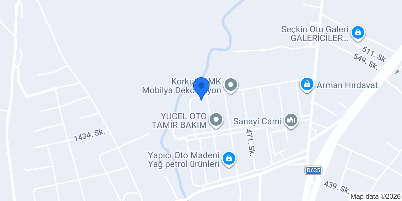 Şaban oto servis konumu