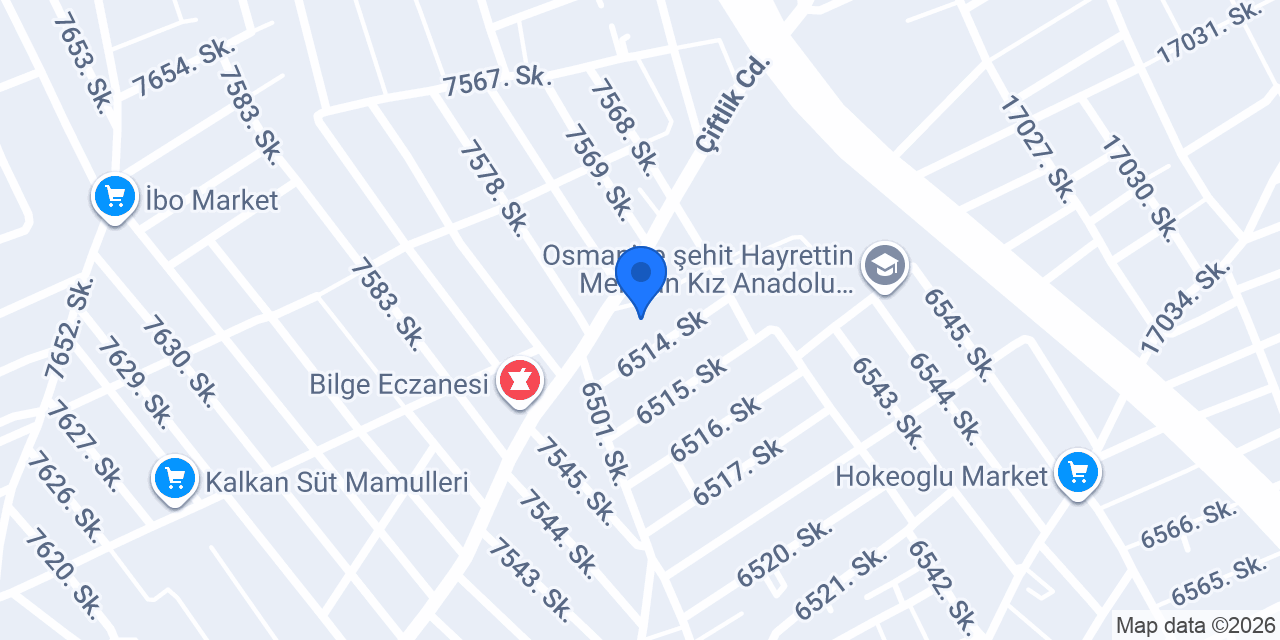 Kardeşler Ev Tekstil konumu