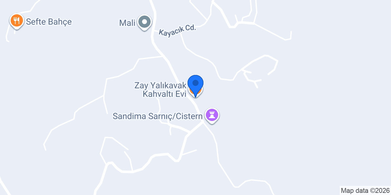 Zay Yalıkavak Kahvaltı Evi konumu