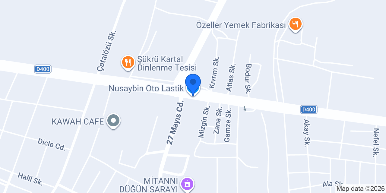 Nusaybin Oto Lastik konumu