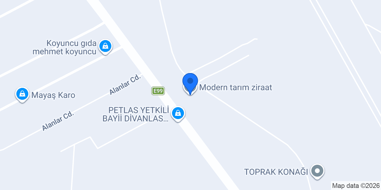 Modern tarım ziraat konumu