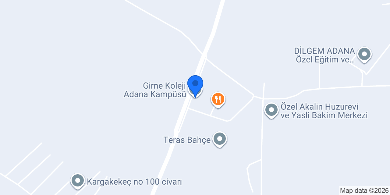 Girne Koleji Adana Kampüsü konumu