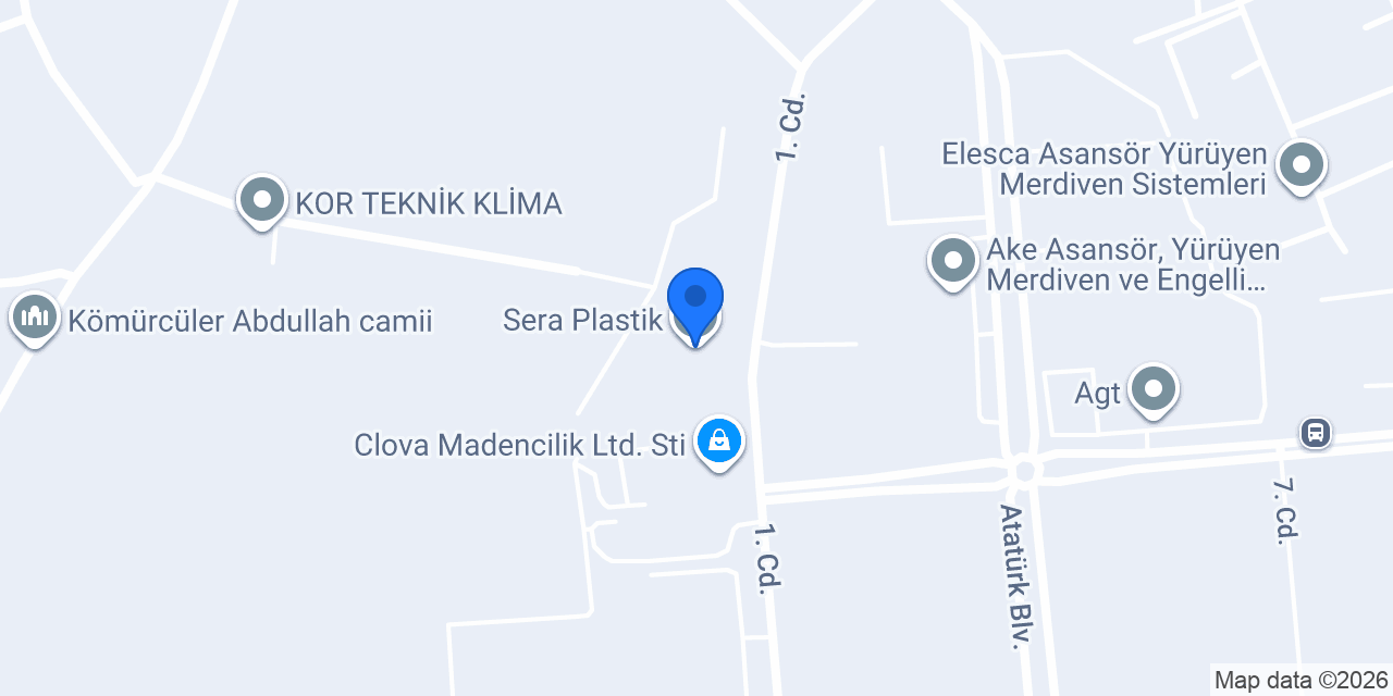 Sera Plastik konumu