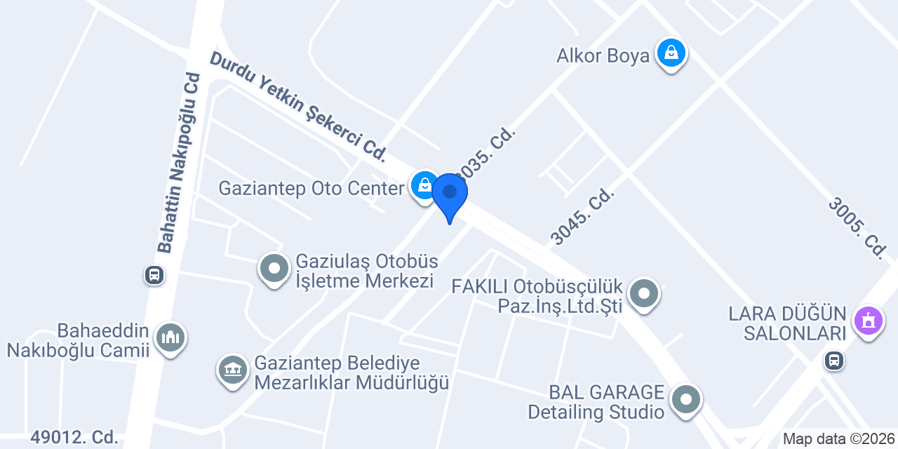 AUTO BÜNYAMİN konumu