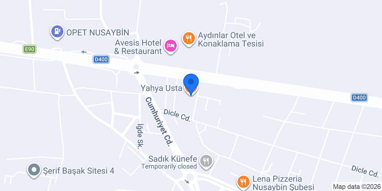 Yahya Usta konumu