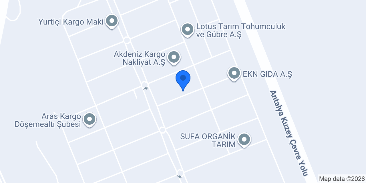 Avagro Tarım konumu